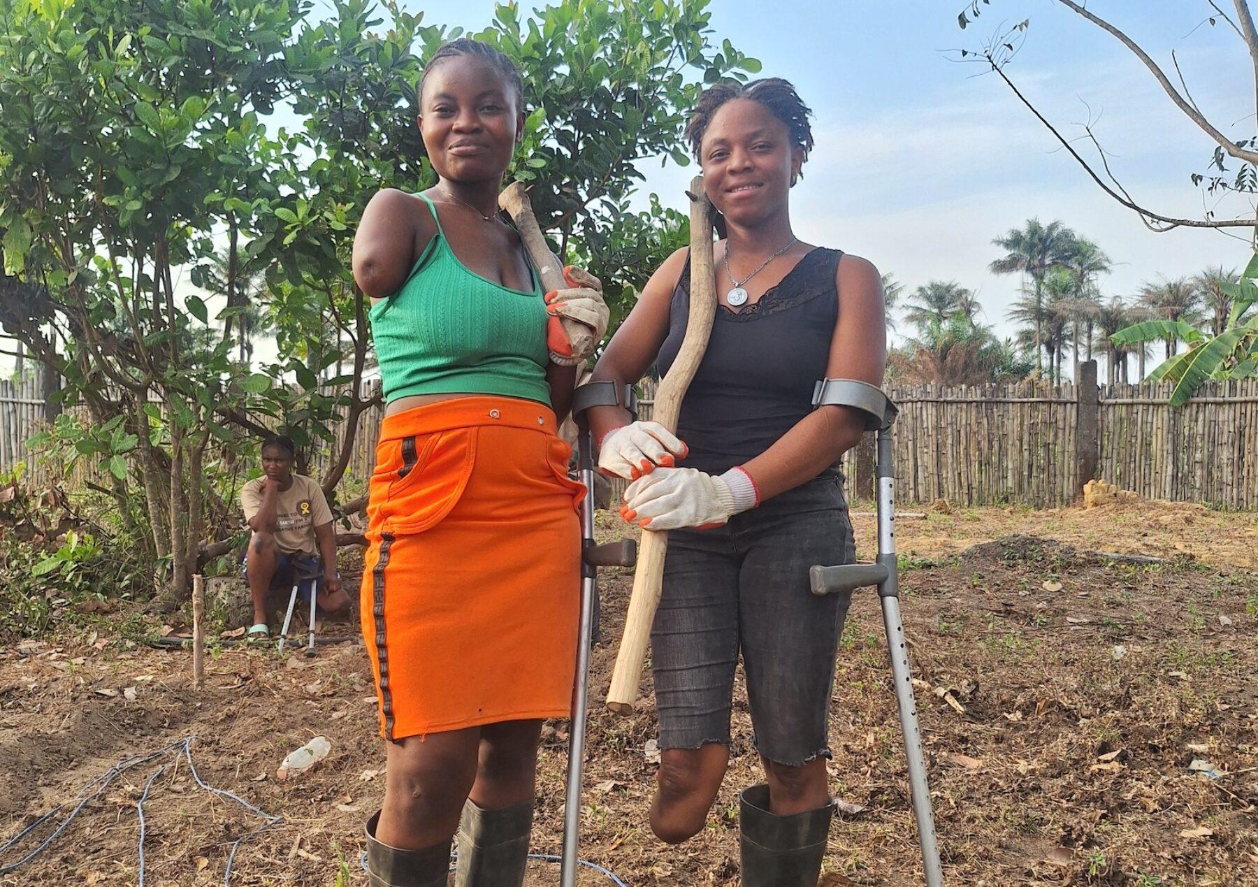 Image for How a farming programme in Sierra Leone helps amputees rebuild lives