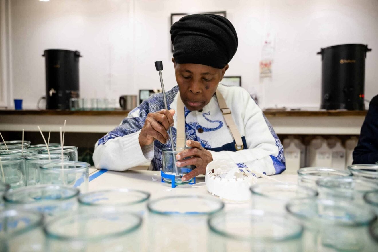 Image for How the ancient art of candle making is creating a brighter future for refugees