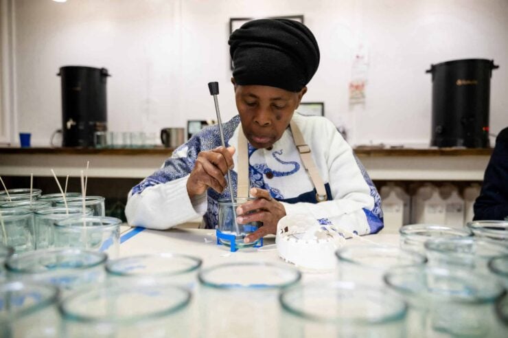 Image for How the ancient art of candle making is creating a brighter future for refugees