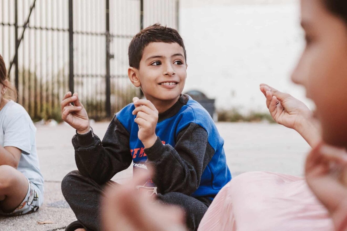 Image for The right to play: displaced by conflict